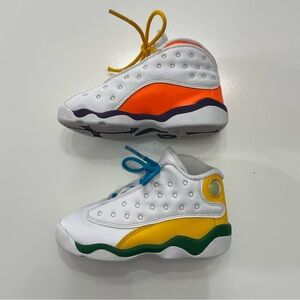 Nike Air Jordan 13 Retro Playground Bball Shoes in Yellow & Orange